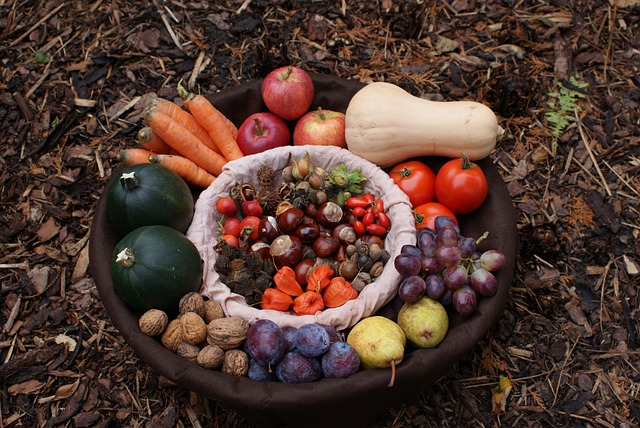 Légumes et fruits d'automne